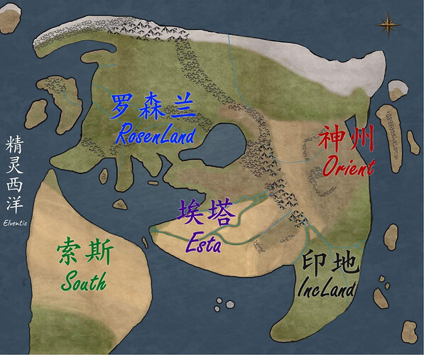 世界地图：希姆安巴